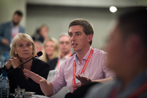 21st International AIDS Conference (AIDS 2016), Durban, South Africa. Photo shows: ILF Thematic Roundtable on HIV diagnostics: Addressing challenges of EID and POC diagnostics. Photo©International AIDS Society/Marcus Rose