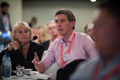 21st International AIDS Conference (AIDS 2016), Durban, South Africa. Photo shows: ILF Thematic Roundtable on HIV diagnostics: Addressing challenges of EID and POC diagnostics. Photo©International AIDS Society/Marcus Rose