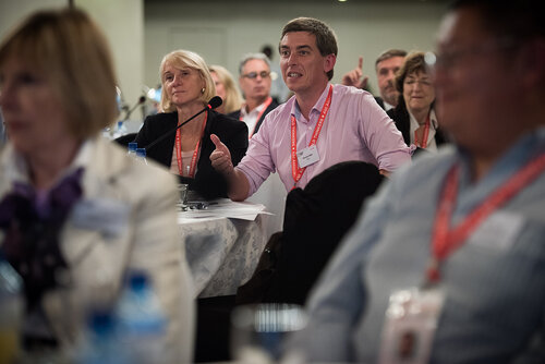21st International AIDS Conference (AIDS 2016), Durban, South Africa. Photo shows: ILF Thematic Roundtable on HIV diagnostics: Addressing challenges of EID and POC diagnostics. Photo©International AIDS Society/Marcus Rose