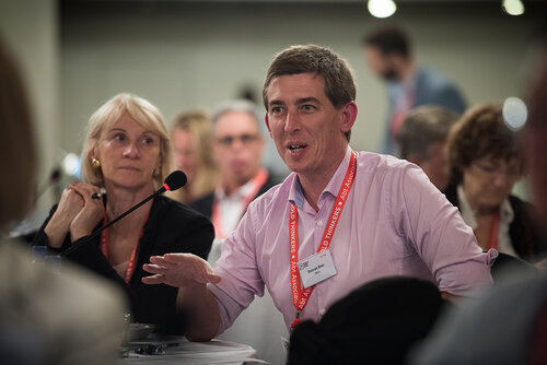 21st International AIDS Conference (AIDS 2016), Durban, South Africa. Photo shows: ILF Thematic Roundtable on HIV diagnostics: Addressing challenges of EID and POC diagnostics. Photo©International AIDS Society/Marcus Rose