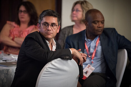 21st International AIDS Conference (AIDS 2016), Durban, South Africa. Photo shows: ILF Thematic Roundtable on HIV diagnostics: Addressing challenges of EID and POC diagnostics. Photo©International AIDS Society/Marcus Rose
