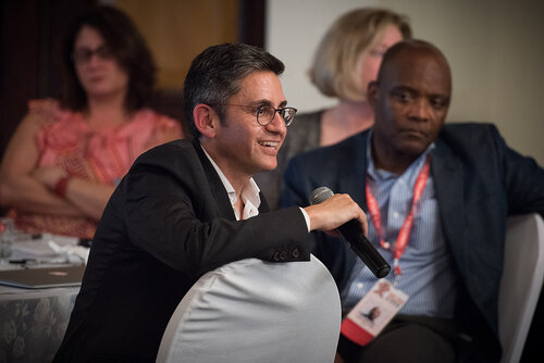 21st International AIDS Conference (AIDS 2016), Durban, South Africa. Photo shows: ILF Thematic Roundtable on HIV diagnostics: Addressing challenges of EID and POC diagnostics. Photo©International AIDS Society/Marcus Rose