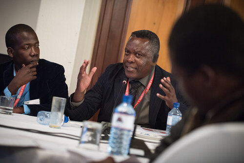 21st International AIDS Conference (AIDS 2016), Durban, South Africa. Photo shows: ILF Thematic Roundtable on HIV diagnostics: Addressing challenges of EID and POC diagnostics. Photo©International AIDS Society/Marcus Rose