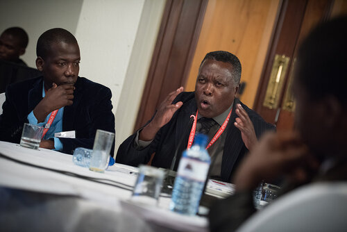 21st International AIDS Conference (AIDS 2016), Durban, South Africa. Photo shows: ILF Thematic Roundtable on HIV diagnostics: Addressing challenges of EID and POC diagnostics. Photo©International AIDS Society/Marcus Rose