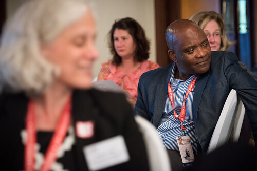 21st International AIDS Conference (AIDS 2016), Durban, South Africa. Photo shows: ILF Thematic Roundtable on HIV diagnostics: Addressing challenges of EID and POC diagnostics. Photo©International AIDS Society/Marcus Rose