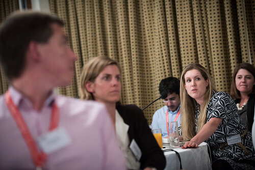 21st International AIDS Conference (AIDS 2016), Durban, South Africa. Photo shows: ILF Thematic Roundtable on HIV diagnostics: Addressing challenges of EID and POC diagnostics. Photo©International AIDS Society/Marcus Rose