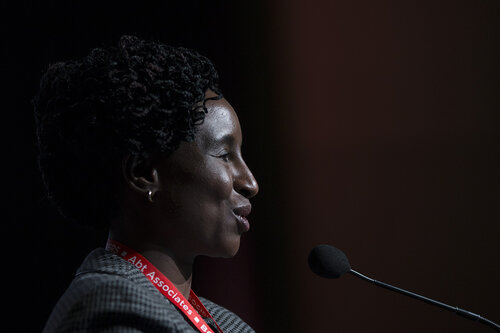 21st International AIDS Conference (AIDS 2016), Durban, South Africa.
Progress in HIV Vaccines and the Road to the Clinic (TUSY0305).
Nyaradzo Mavis Mgodi, University of Zimbabwe, Zimbabwe, 19 July, 2016.
Photo©International AIDS Society/Rogan Ward