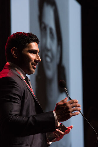 21st International AIDS Conference (AIDS 2016), Durban, South Africa. Photo shows: TUSY01. Doing the Right Things in the Right Ways. Sunil Suhas Solomon speaks in remembrance of his mother Suniti Solomon
Photo©International AIDS Society/Marcus Rose