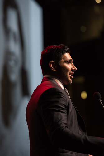 21st International AIDS Conference (AIDS 2016), Durban, South Africa. Photo shows: TUSY01. Doing the Right Things in the Right Ways. Sunil Suhas Solomon speaks in remembrance of his mother Suniti Solomon
Photo©International AIDS Society/Marcus Rose