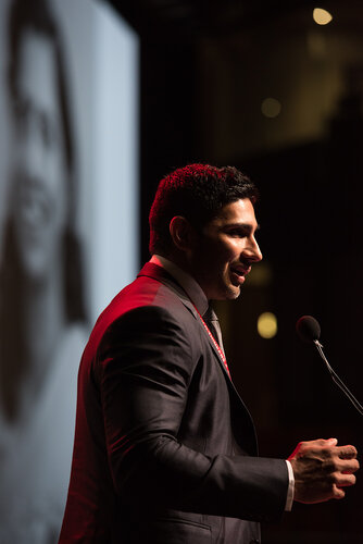 21st International AIDS Conference (AIDS 2016), Durban, South Africa. Photo shows: TUSY01. Doing the Right Things in the Right Ways. Sunil Suhas Solomon speaks in remembrance of his mother Suniti Solomon
Photo©International AIDS Society/Marcus Rose