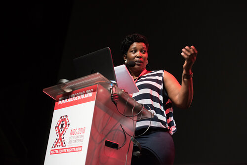 21st International AIDS Conference (AIDS 2016), Durban, South Africa. Photo shows: TUSY01. Doing the Right Things in the Right Ways. Kholi Buthelezi. Photo©International AIDS Society/Marcus Rose