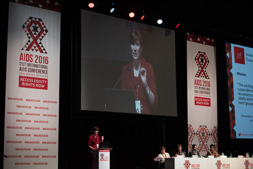 21st International AIDS Conference (AIDS 2016), Durban, South Africa. Photo shows: TUSY01. Doing the Right Things in the Right Ways. Krista Lauer. Photo©International AIDS Society/Marcus Rose