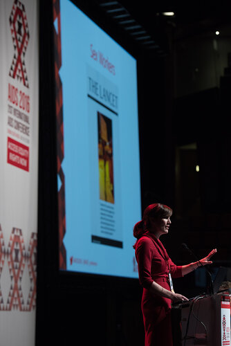 21st International AIDS Conference (AIDS 2016), Durban, South Africa. Photo shows: TUSY01. Doing the Right Things in the Right Ways. Krista Lauer. Photo©International AIDS Society/Marcus Rose