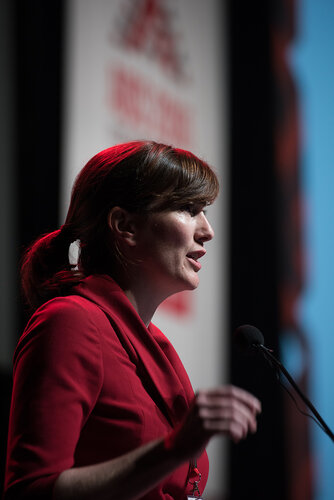 21st International AIDS Conference (AIDS 2016), Durban, South Africa. Photo shows: TUSY01. Doing the Right Things in the Right Ways. Krista Lauer. Photo©International AIDS Society/Marcus Rose