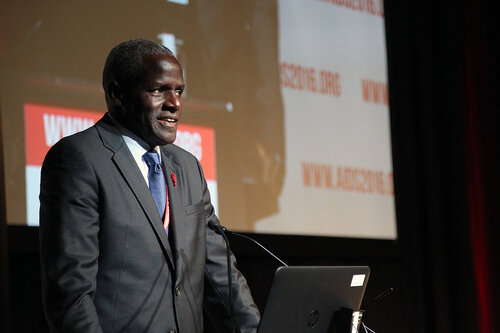 21st International AIDS Conference (AIDS 2016), Durban, South Africa.
THSA06 Moving from Silos to Solidarity
Thursday 21 July : Venue -Session Room 7
Amadou Diagne
Photo©International AIDS Society/Abhi Indrarajan