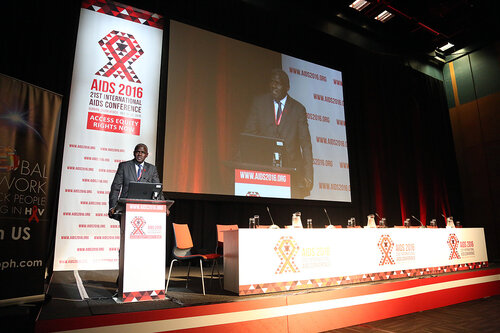 21st International AIDS Conference (AIDS 2016), Durban, South Africa.
THSA06 Moving from Silos to Solidarity
Thursday 21 July : Venue -Session Room 7
Amadou Diagne
Photo©International AIDS Society/Abhi Indrarajan