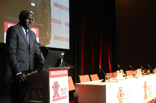 21st International AIDS Conference (AIDS 2016), Durban, South Africa.
THSA06 Moving from Silos to Solidarity
Thursday 21 July : Venue -Session Room 7
Amadou Diagne
Photo©International AIDS Society/Abhi Indrarajan