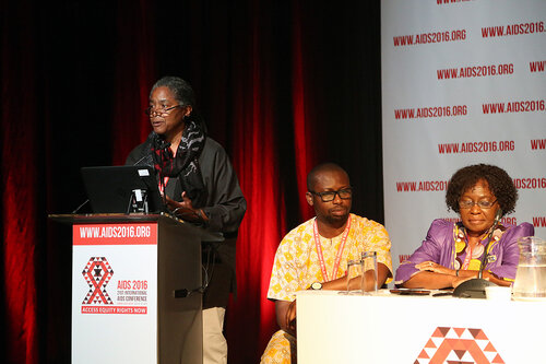 21st International AIDS Conference (AIDS 2016), Durban, South Africa.
THSA06 Moving from Silos to Solidarity
Thursday 21 July : Venue -Session Room 7
Marsha Martin, Global Network of Black People working in HIV, United States 
Photo©International AIDS Society/Abhi Indrarajan
