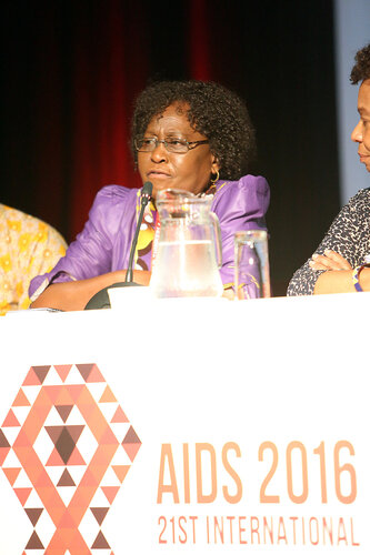 21st International AIDS Conference (AIDS 2016), Durban, South Africa.
THSA06 Moving from Silos to Solidarity
Thursday 21 July : Venue -Session Room 7
Co-Chair : Olive Shisana
Photo©International AIDS Society/Abhi Indrarajan