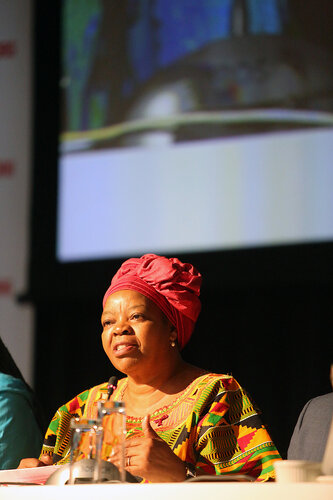 21st International AIDS Conference (AIDS 2016), Durban, South Africa.
THSA06 Moving from Silos to Solidarity
Thursday 21 July : Venue -Session Room 7
Prof. Sheila Tlou
Photo©International AIDS Society/Abhi Indrarajan