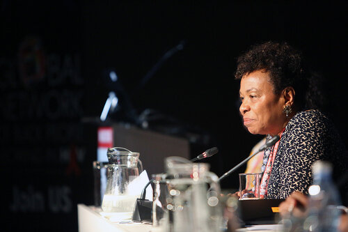 21st International AIDS Conference (AIDS 2016), Durban, South Africa.
THSA06 Moving from Silos to Solidarity
Thursday 21 July : Venue -Session Room 7
US Congresswoman : Barbara Lee
Photo©International AIDS Society/Abhi Indrarajan