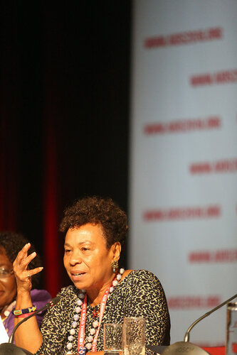 21st International AIDS Conference (AIDS 2016), Durban, South Africa.
THSA06 Moving from Silos to Solidarity
Thursday 21 July : Venue -Session Room 7
US Congresswoman : Barbara Lee
Photo©International AIDS Society/Abhi Indrarajan