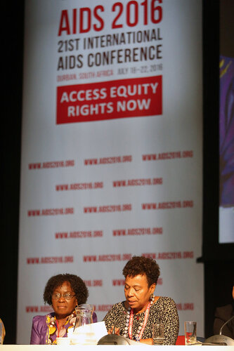 21st International AIDS Conference (AIDS 2016), Durban, South Africa.
THSA06 Moving from Silos to Solidarity
Thursday 21 July : Venue -Session Room 7
US Congresswoman : Barbara Lee
Photo©International AIDS Society/Abhi Indrarajan