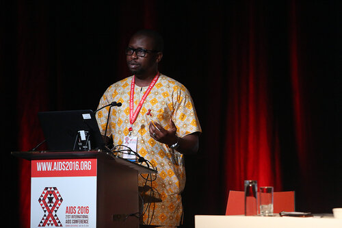 21st International AIDS Conference (AIDS 2016), Durban, South Africa.
THSA06 Moving from Silos to Solidarity
Thursday 21 July : Venue -Session Room 7
African Men for Sexual Health & Rights Executive Director : Kenechukwa "Kene" Esom
Photo©International AIDS Society/Abhi Indrarajan