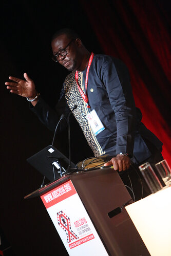 21st International AIDS Conference (AIDS 2016), Durban, South Africa.
THSA06 Moving from Silos to Solidarity
Thursday 21 July : Venue -Session Room 7
Society for AIDS in Africa Program : Gordon Tambro
Photo©International AIDS Society/Abhi Indrarajan