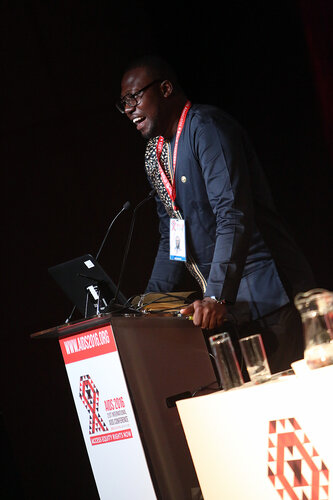 21st International AIDS Conference (AIDS 2016), Durban, South Africa.
THSA06 Moving from Silos to Solidarity
Thursday 21 July : Venue -Session Room 7
Society for AIDS in Africa Program : Gordon Tambro
Photo©International AIDS Society/Abhi Indrarajan