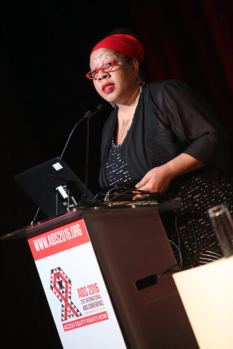 21st International AIDS Conference (AIDS 2016), Durban, South Africa.
THSA06 Moving from Silos to Solidarity
Thursday 21 July : Venue -Session Room 7
Woman Now Chair : Dazon Dixon Diallo
Photo©International AIDS Society/Abhi Indrarajan