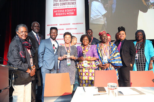 21st International AIDS Conference (AIDS 2016), Durban, South Africa.
THSA06 Moving from Silos to Solidarity
Thursday 21 July : Venue -Session Room 7
The Panel
Photo©International AIDS Society/Abhi Indrarajan