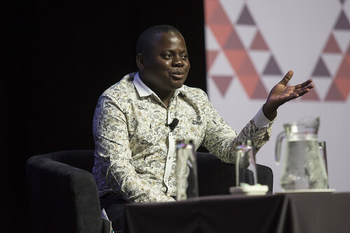 21st International AIDS Conference (AIDS 2016), Durban, South Africa.
Special Session (THSS01)
Ending AIDS with the Voices of the Youth: How Stigma and Discrimination Affect Key Populations
Brian Ssensalire, 21 July, 2016.
Photo©International AIDS Society/Rogan Ward