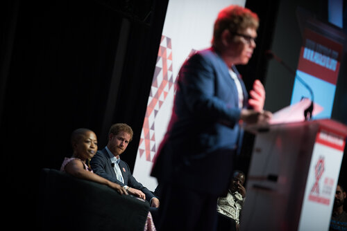 21st International AIDS Conference (AIDS 2016), Durban, South Africa. Photo shows: Ending AIDS with the Voices of Youth. Special Session. Speaker: Elton John. Photo©International AIDS Society/Marcus Rose