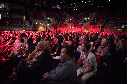 21st International AIDS Conference (AIDS 2016), Durban, South Africa. Photo shows: Ending AIDS with the Voices of Youth. Special Session. Photo©International AIDS Society/Marcus Rose