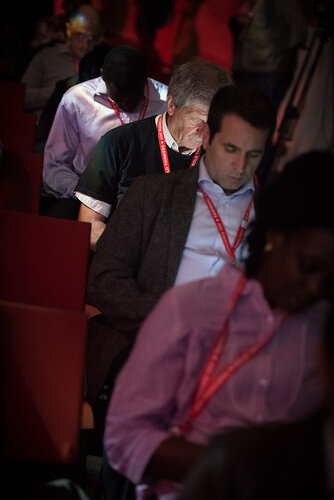 21st International AIDS Conference (AIDS 2016), Durban, South Africa. Photo shows: Plenary Session. What are the key barriers?Photo©International AIDS Society/Marcus Rose