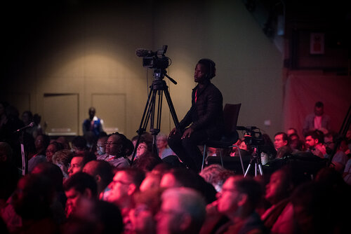 21st International AIDS Conference (AIDS 2016), Durban, South Africa. Photo shows: Plenary Session. What are the key barriers?Photo©International AIDS Society/Marcus Rose