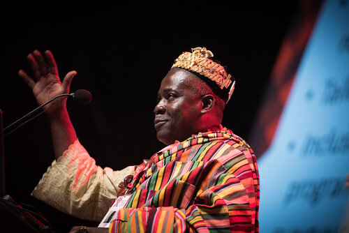21st International AIDS Conference (AIDS 2016), Durban, South Africa. Photo shows: Plenary Session. What are the key barriers?Expanding Access for All at Risk and in Need,
Cyriaque Yapo Ako. Photo©International AIDS Society/Marcus Rose