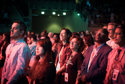 21st International AIDS Conference (AIDS 2016), Durban, South Africa. Photo shows: Plenary Session. What are the key barriers?Photo©International AIDS Society/Marcus Rose