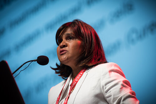 21st International AIDS Conference (AIDS 2016), Durban, South Africa. Photo shows: Plenary Session. What are the key barriers?Addressing the Reservoir: Barriers to a Cure,
Deborah Persaud. Photo©International AIDS Society/Marcus Rose