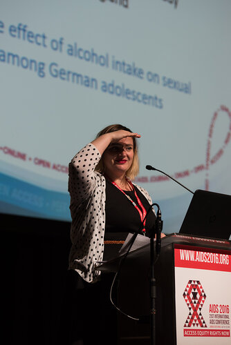 21st International AIDS Conference (AIDS 2016), Durban, South Africa. Photo shows: How to Write and Submit a Research Manuscript: "Publish or Perish". Marlène Bras. Photo©International AIDS Society/Marcus Rose