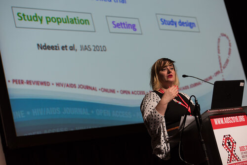 21st International AIDS Conference (AIDS 2016), Durban, South Africa. Photo shows: How to Write and Submit a Research Manuscript: "Publish or Perish". Marlène Bras. Photo©International AIDS Society/Marcus Rose