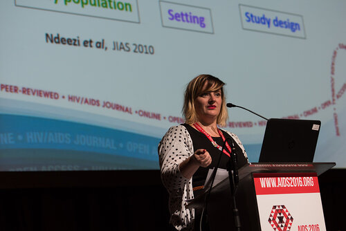 21st International AIDS Conference (AIDS 2016), Durban, South Africa. Photo shows: How to Write and Submit a Research Manuscript: "Publish or Perish". Marlène Bras. Photo©International AIDS Society/Marcus Rose