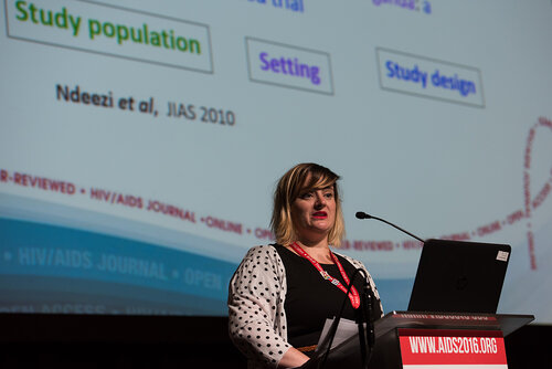 21st International AIDS Conference (AIDS 2016), Durban, South Africa. Photo shows: How to Write and Submit a Research Manuscript: "Publish or Perish". Marlène Bras. Photo©International AIDS Society/Marcus Rose