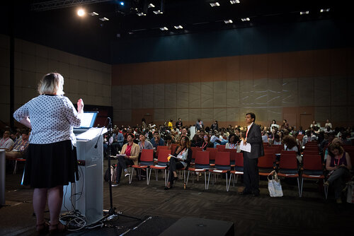 21st International AIDS Conference (AIDS 2016), Durban, South Africa. Photo shows: How to Write and Submit a Research Manuscript: "Publish or Perish". Marlène Bras. Photo©International AIDS Society/Marcus Rose