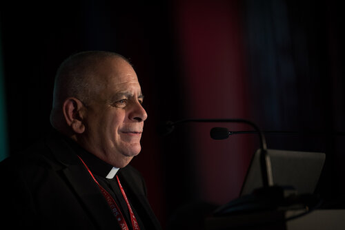 21st International AIDS Conference (AIDS 2016), Durban, South Africa. Photo shows: UN 90-90-90 Target Workshop. Speaker: Msgr. Robert J. Vitillo. Photo©International AIDS Society/Marcus Rose