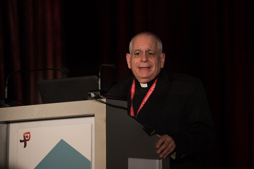 21st International AIDS Conference (AIDS 2016), Durban, South Africa. Photo shows: UN 90-90-90 Target Workshop. Speaker: Msgr. Robert J. Vitillo. Photo©International AIDS Society/Marcus Rose