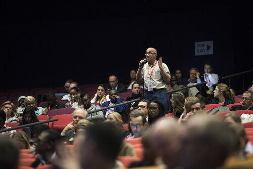 21st International AIDS Conference (AIDS 2016), Durban, South Africa.
Photo shows the TB2016 closing session.
Photo©International AIDS Society/Steve Forrest/Workers' Photos