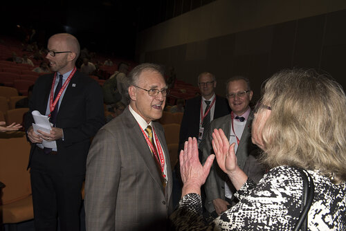 21st International AIDS Conference (AIDS 2016), Durban, South Africa.
Photo shows Stephen Lewis, AIDS-Free World, speaking at the TB2016 session.
Photo©International AIDS Society/Steve Forrest/Workers' Photos