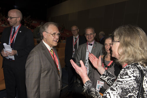 21st International AIDS Conference (AIDS 2016), Durban, South Africa.
Photo shows Stephen Lewis, AIDS-Free World, speaking at the TB2016 session.
Photo©International AIDS Society/Steve Forrest/Workers' Photos